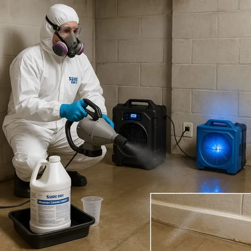 Sanitization and Odor Removal process in Arlington, TN