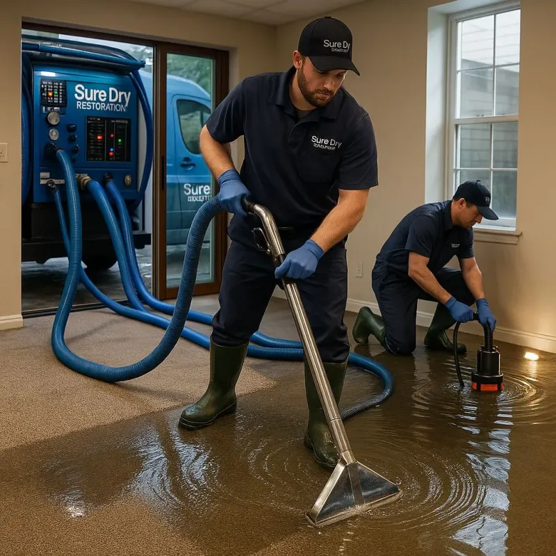 Water Extraction and Removal process in Arlington, TN